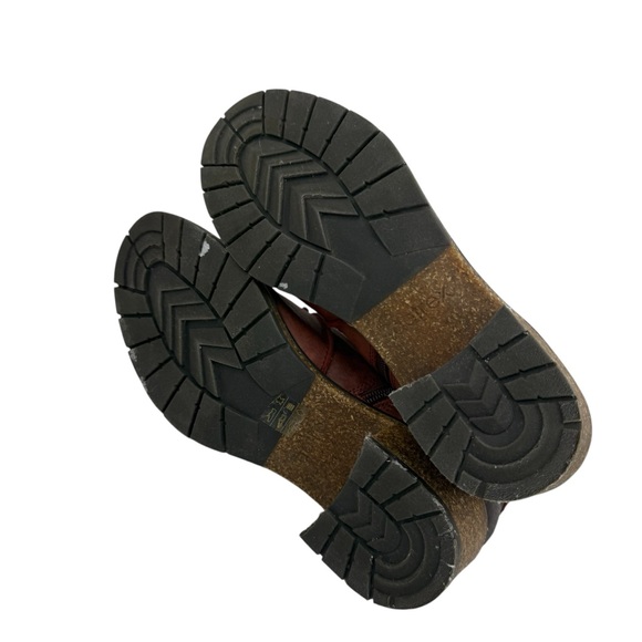 AETREX Aubrey Brownish Red Leather Hiking Waterproof Boots Women's US Size 8.5 - Picture 16 of 16